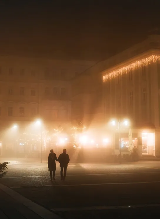 Night atmosphere street